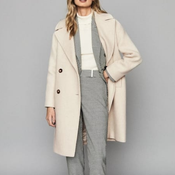 NWT REISS | Scarletta Double-breasted Teddy Coat Sz 10/12/14 - Picture 5 of 11